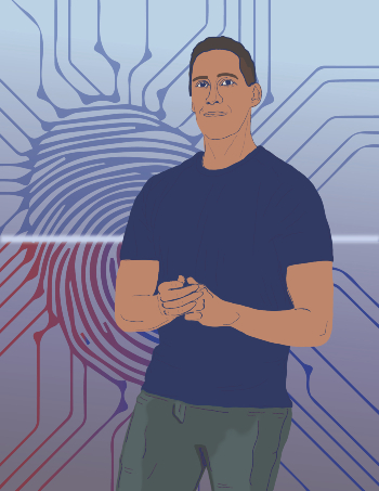 Sebastian Angel illustration by Melissa Pappas