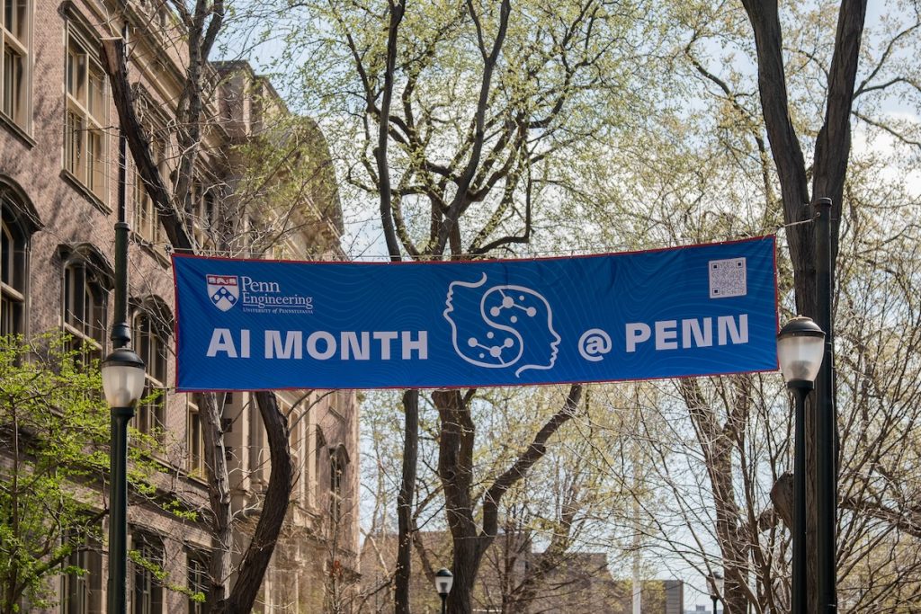 AI Month banner from 2025 at Penn Engineering