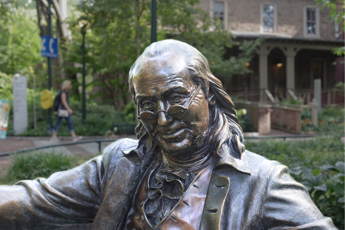 Ben Franklin statue