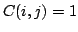 $C(i,j)=1$