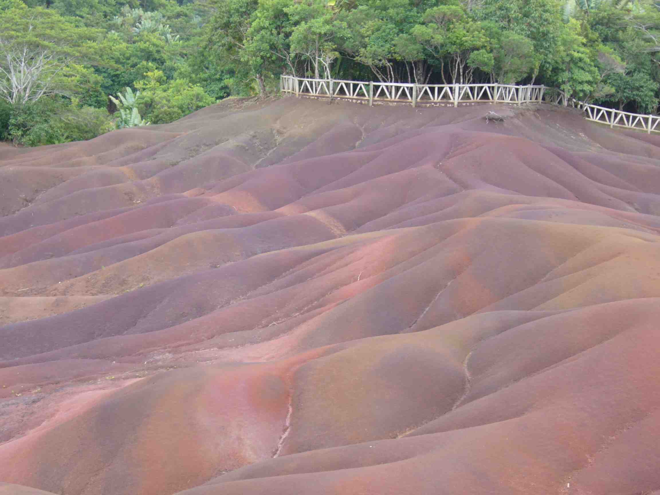 Volcanic Earth, Chamarel, Mauritius Volcanic Earth, Chamarel, Mauritius